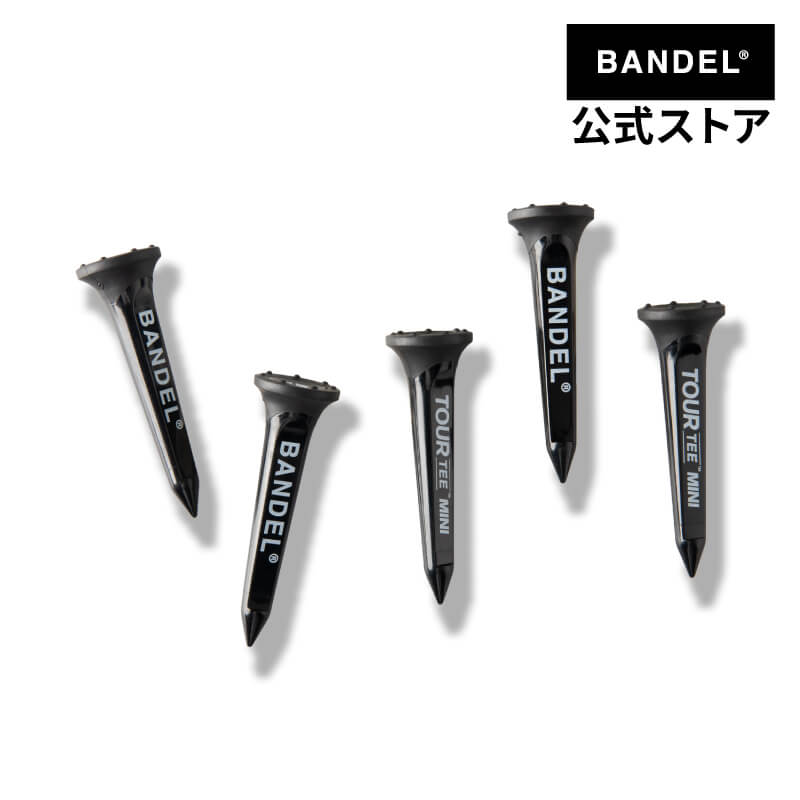 バンデル ゴルフ BANDEL TOURTEE SHORT Black 5piece set ゴルフティー ショート 片山晋呉プロ 青木瀬令奈プロ 愛用