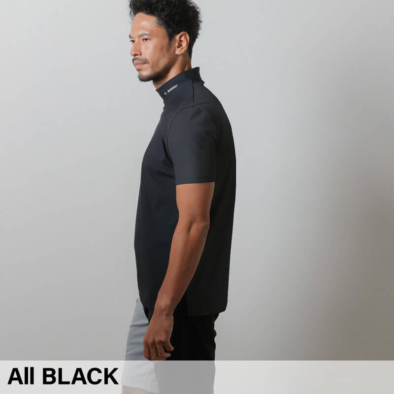 バンデル ゴルフウェア BASIC COMBINATION S/S MOCK NECK SHIRTS