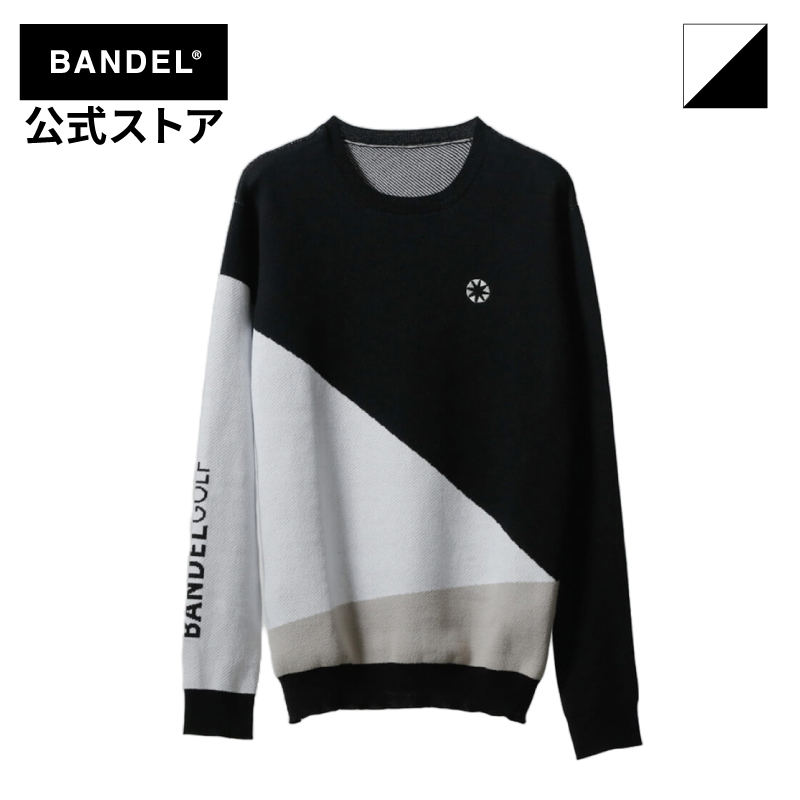 バンデル BANDEL ゴルフ ニット メンズ SWITCH CREW NECK KNIT