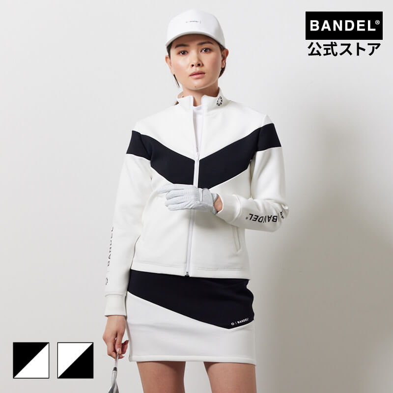 バンデル BANDEL ゴルフ レディース ブルゾン WOMENS V SWITCH STAND COLLAR BLOUSON 女性 スポーツウェア アウター｜bandel-official