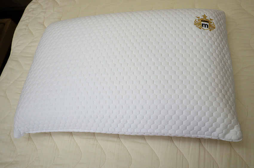新品 天然ラテックス100％ 枕 カバー2種類付き ピロー バンブーカバー
