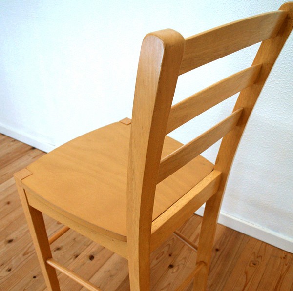 てる様☆専用　木製カウンターチェア6点 木製カウンターチェア 座面60cm 荷物置き付きCCK408 ナチュラル