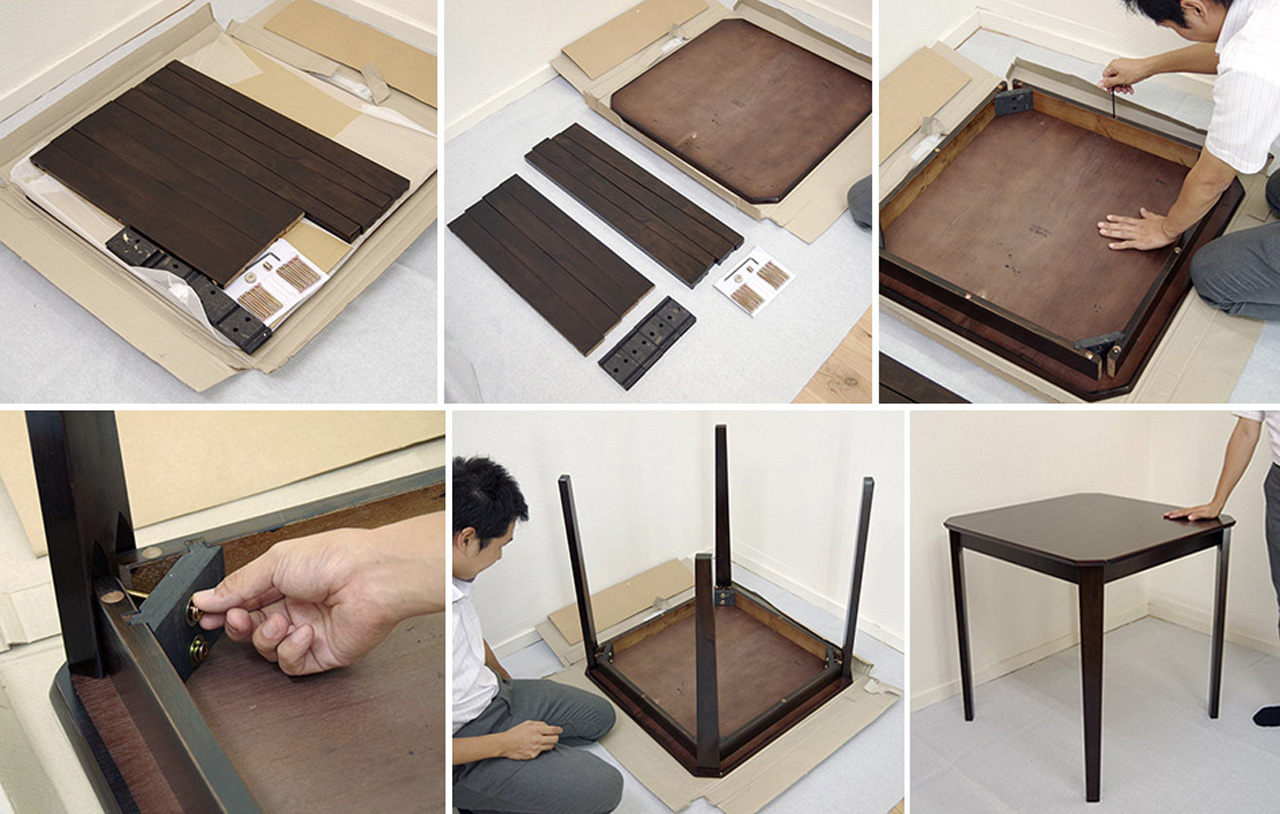 組立でリーズナブルなテーブル