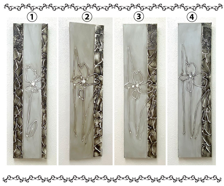 アンティーク調アートパネル全４種