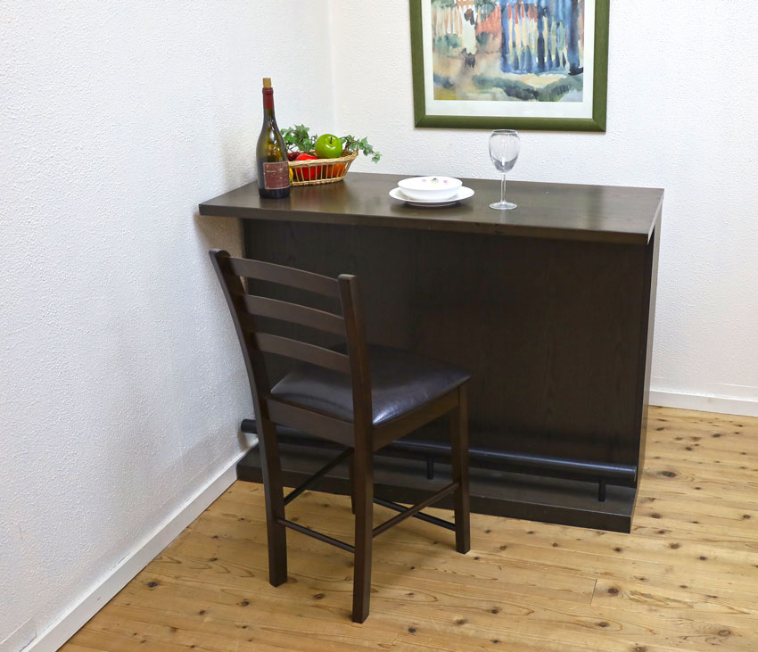 座面55cm 木製カウンターチェア cck861c-sh55 ダーク ブラウン こげ