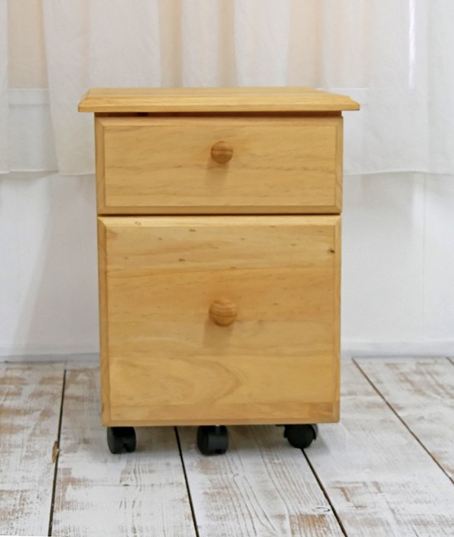 カントリーパイン家具のファイルチェスト