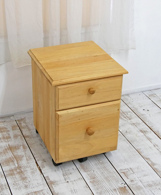 カントリーパイン家具のファイルチェスト