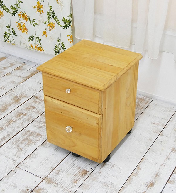 カントリーパイン家具のファイルチェスト