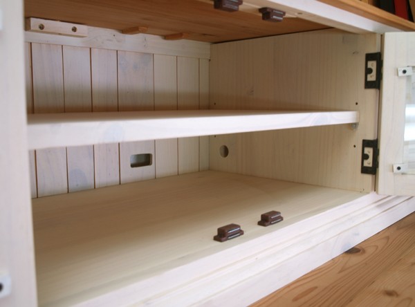 幅180cm フレンチカントリー テレビボード 無垢木製 パイン家具 リング