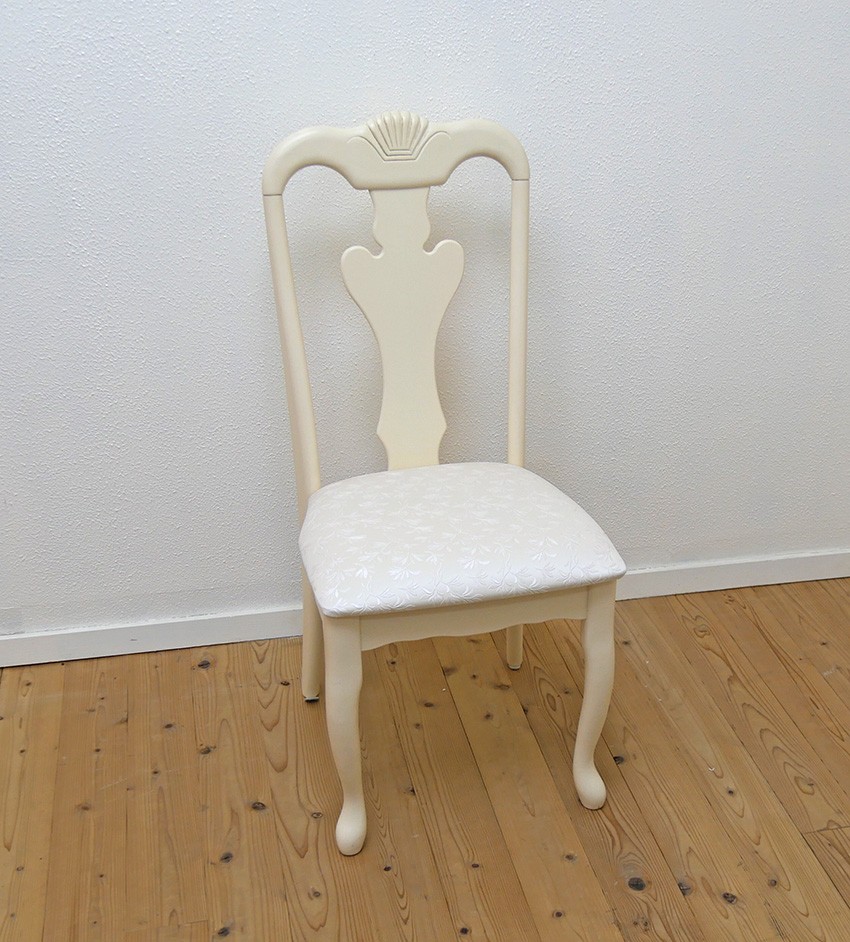 猫脚チェア ヨーロピアン 手彫り 天然木 ホワイト 猫脚チェア ヨーロピアン 手彫り 天然木 ホワイト