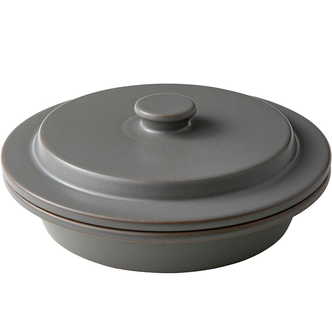 PETARI ペタリ Shallow Pot 24cm | 焼き 煮込み 直火 電子レンジ