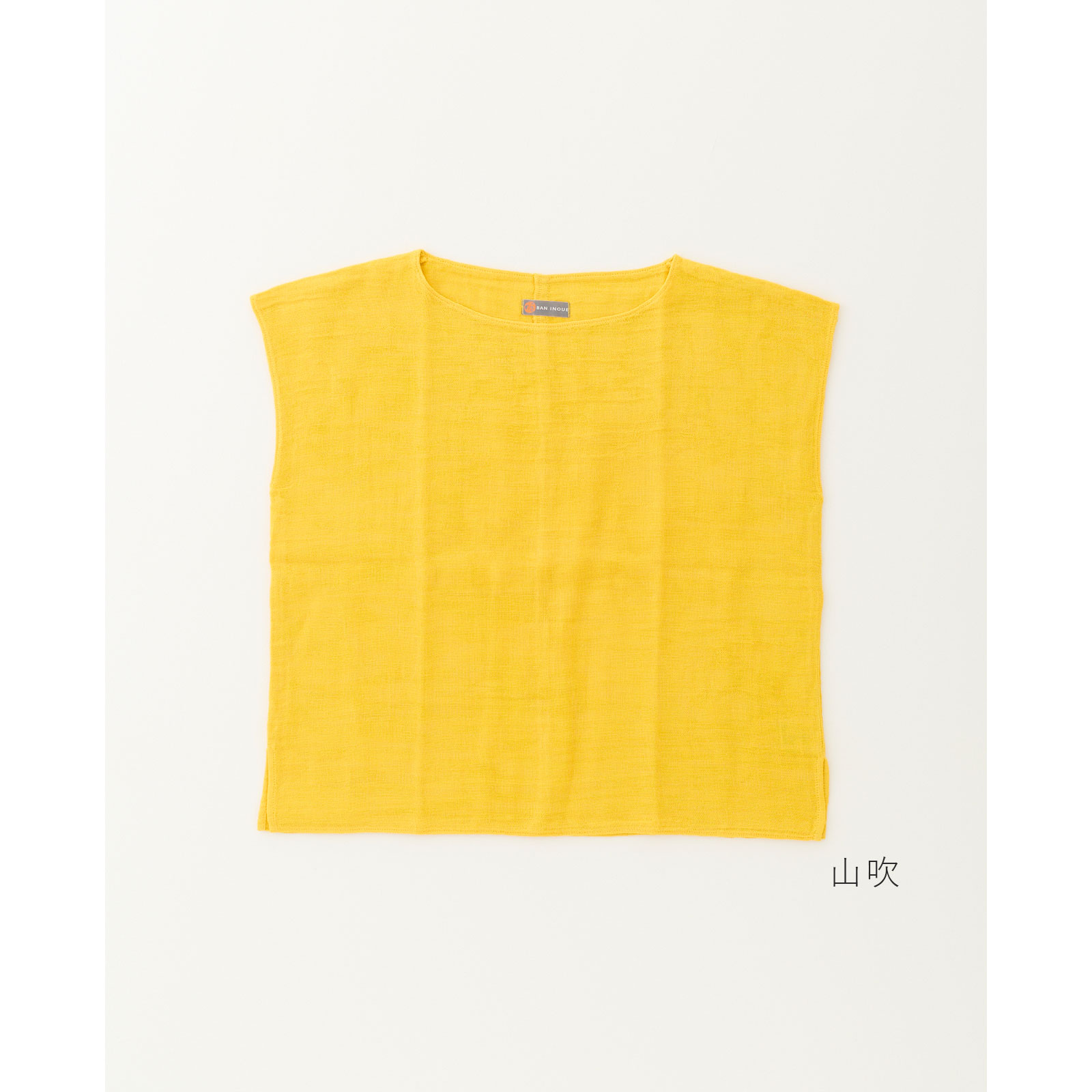 かや　フレンチ　トップス　メール便対応　綿100％　日本製　蚊帳　涼しい　Tシャツ　汗対策　コットン　ガーゼ / 幡 BANINOUE公式 かや フレンチ トップス メール便対応 綿100％ 日本製 蚊帳
