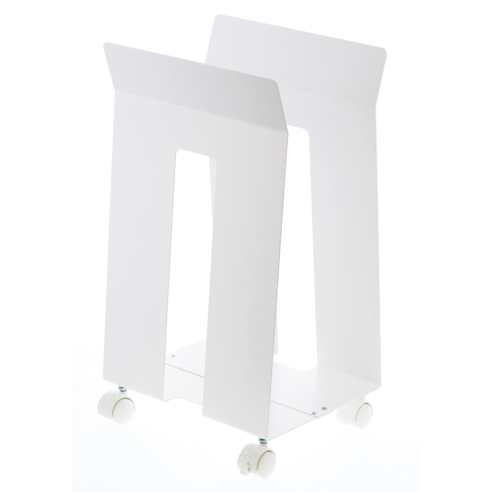 ダンボールストッカー 紙袋ストッカー キャスター付  山崎実業 収納 おしゃれ スリム 整理 すっきり見せ 段ボール 通販 仮置き 梱包材 | 山崎実業 | 01