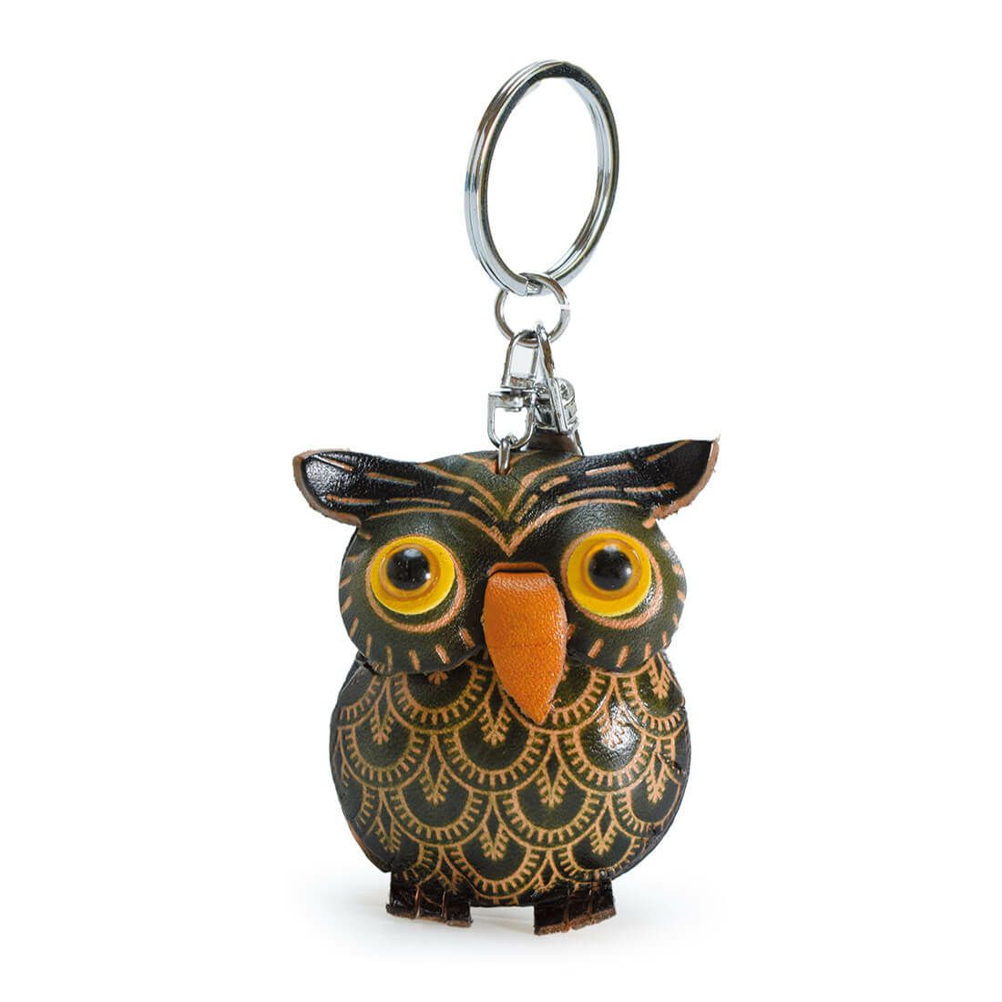 BARCOS（バルコス） スリムシルエットフクロウモチーフキーホルダー