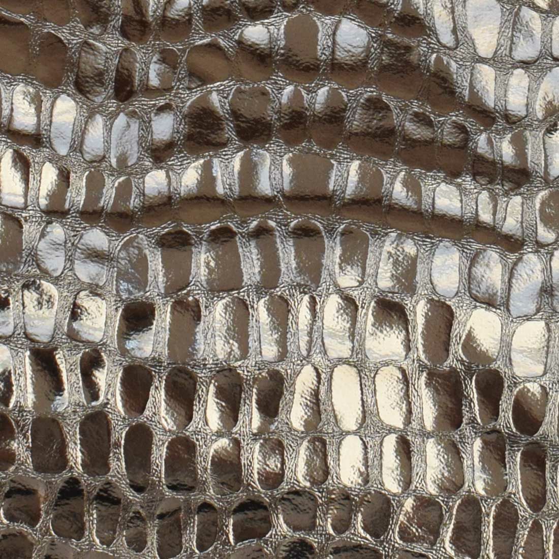 BARCOS（バルコス） シャイニングレザークロコダイル型押し2way