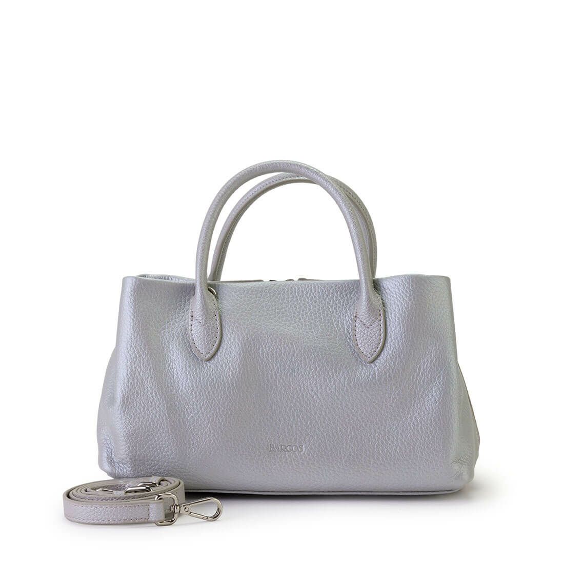 BARCOS（バルコス） シュリンクレザー3層ハンドバッグ レディース 全6