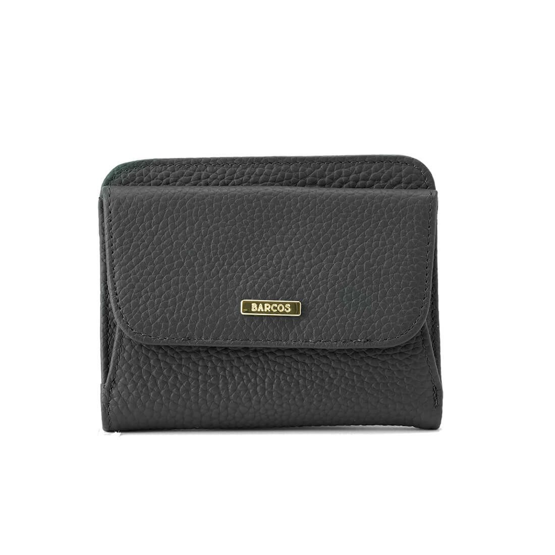BARCOS シュリンクレザー折財布 レディース メンズ 全8色 ONESIZE バルコス