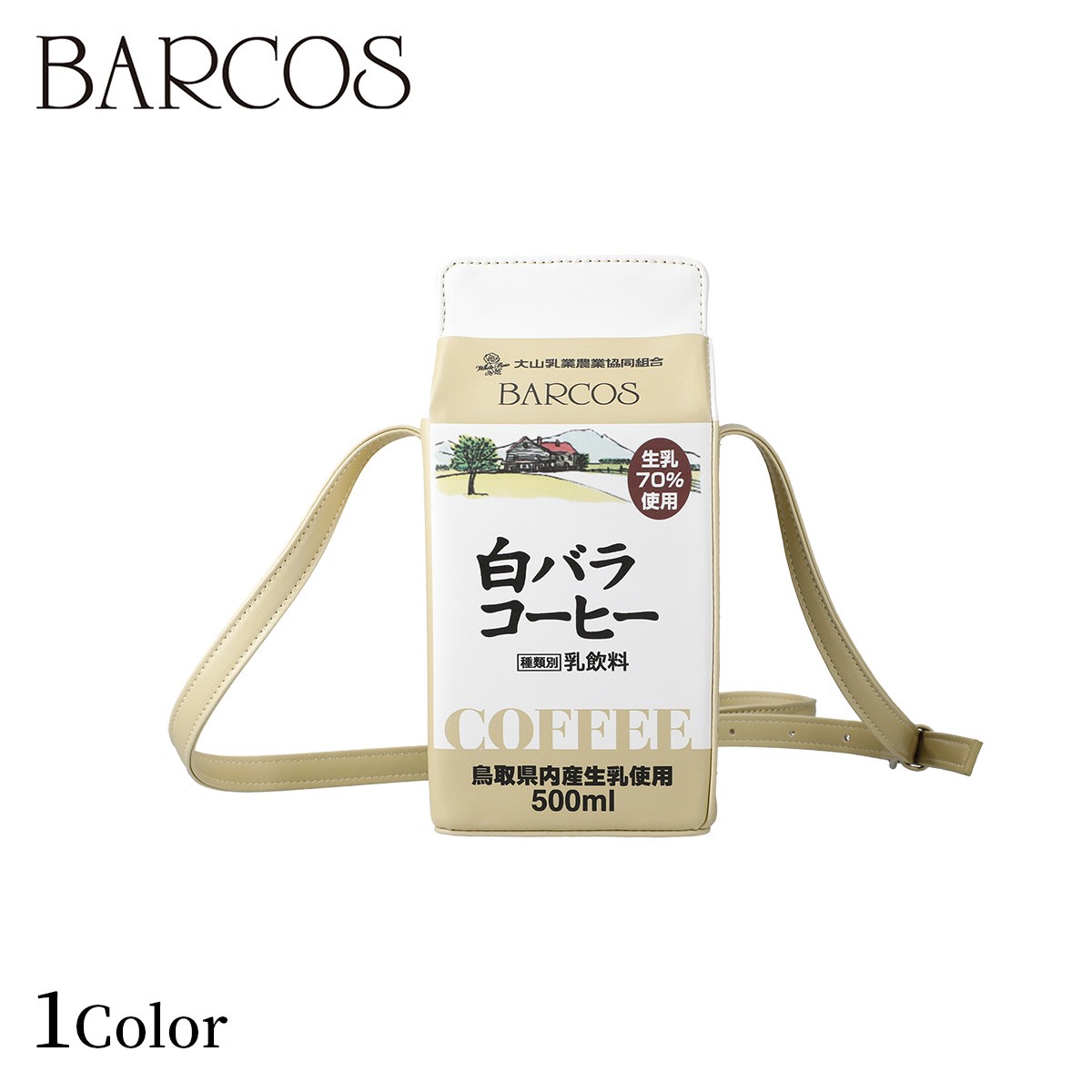 BARCOS 白バラコーヒーポシェット レディース 全1色 ONESIZE バルコス