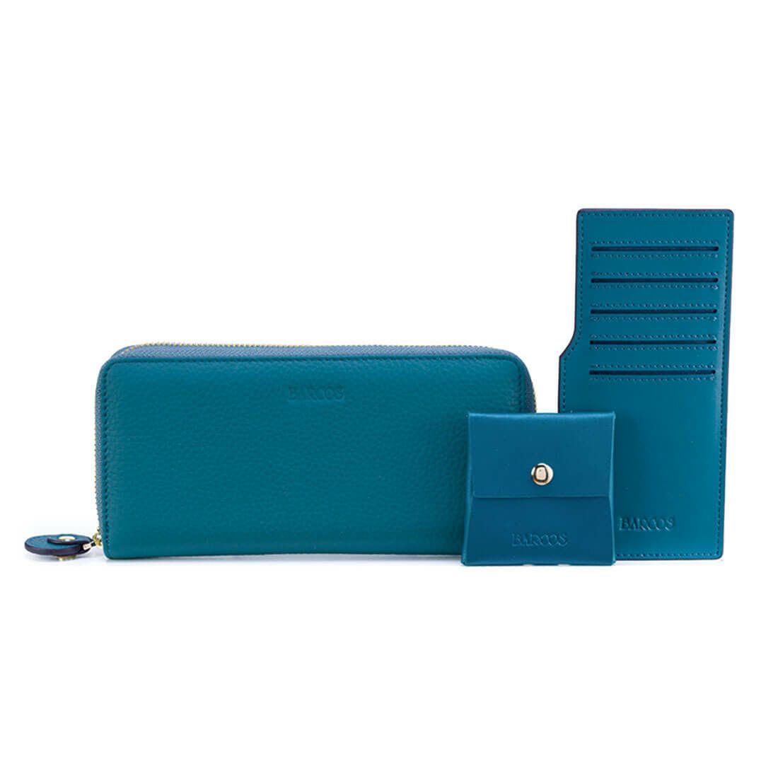 BARCOS（バルコス） 緑の財布 島田秀平 コラボ GLウォレット ラウンド