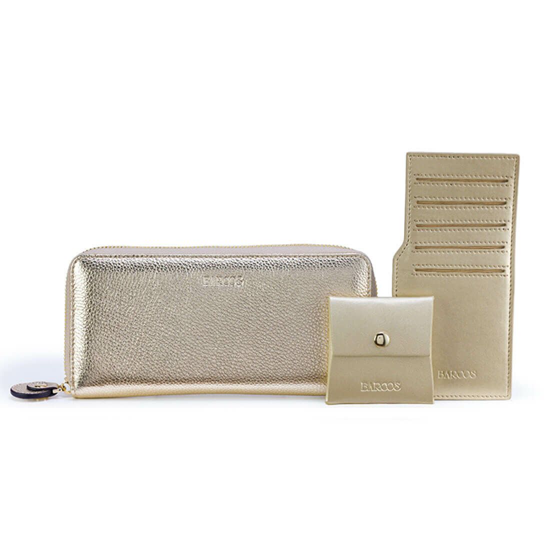 BARCOS（バルコス） 緑の財布 島田秀平コラボ GLウォレット ラウンド型