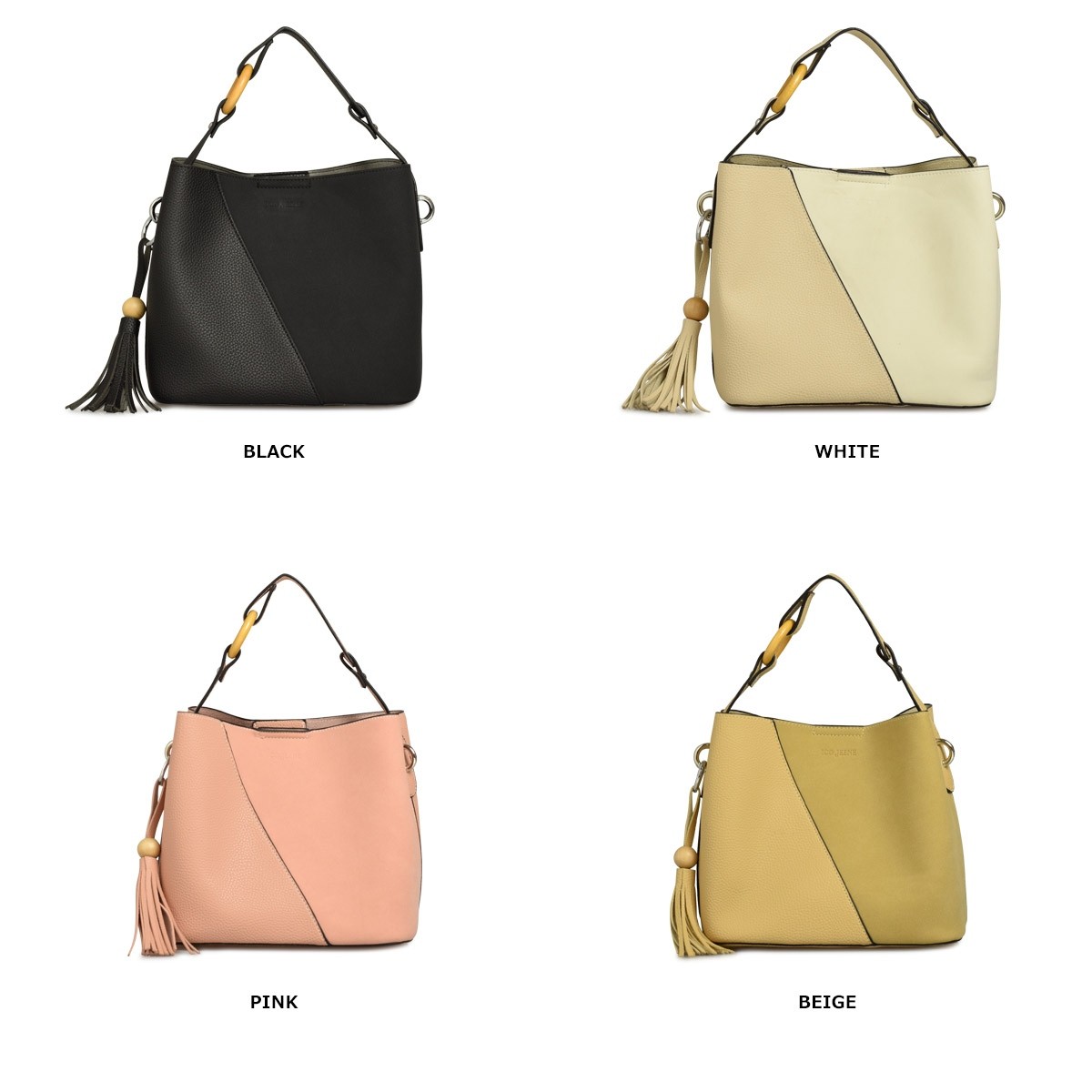 BALDININI ハンドバッグ ショルダー フェイクレザー ロゴ/関税込 BALDININI ハンドバッグ ショルダー フェイクレザー ロゴ/関税込