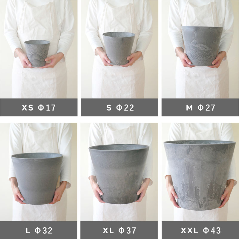 植木鉢　軽量　アートストーン　コニック　L32