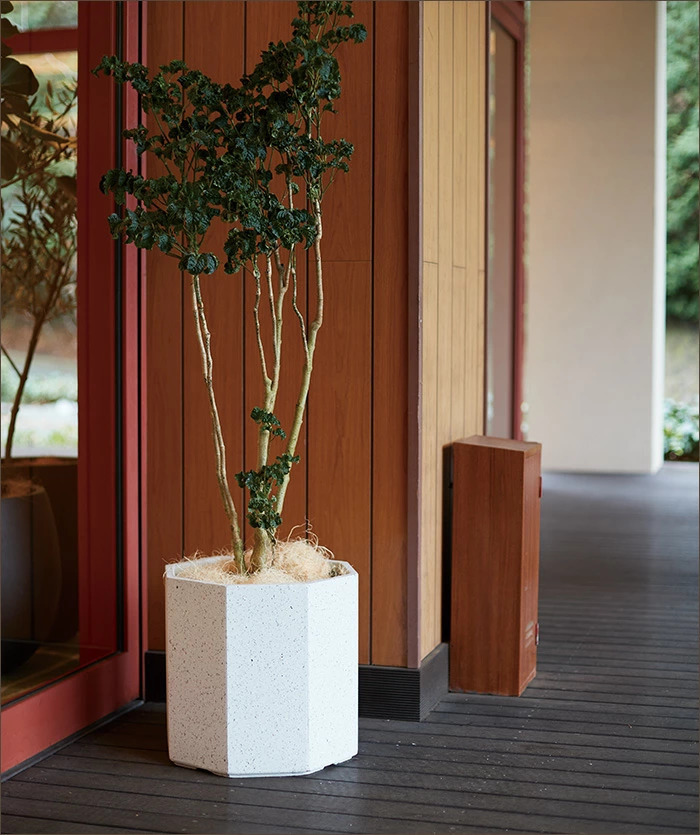 人気no 1 本体 植木鉢 大型プランター ファイバークレイプロ オクト レクト P テラゾ M80 正規激安 Www Thedailyspud Com