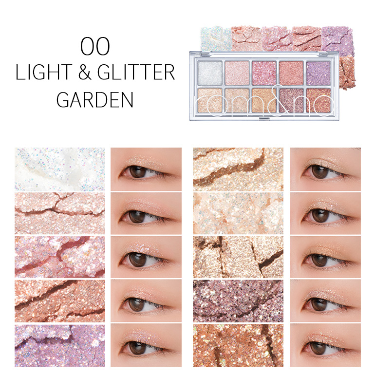 rom&nd BETTER THAN PALETTE 00 LIGHT & GLITTER GARDEN アイシャドウ