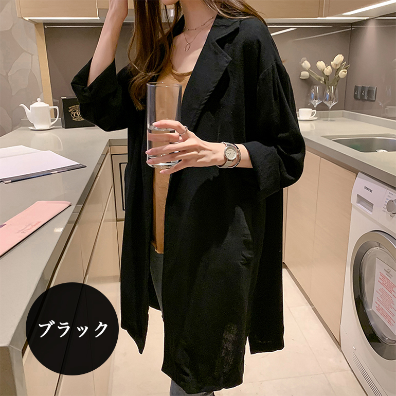 コート スプリングコート トレンチコート 長袖ジャケット カーディガン