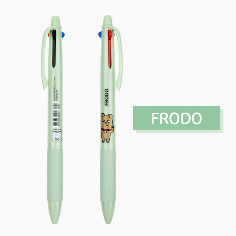 3色ボールペン カカオフレンズ 文房具 ライアン アピーチ ムジ ネオ