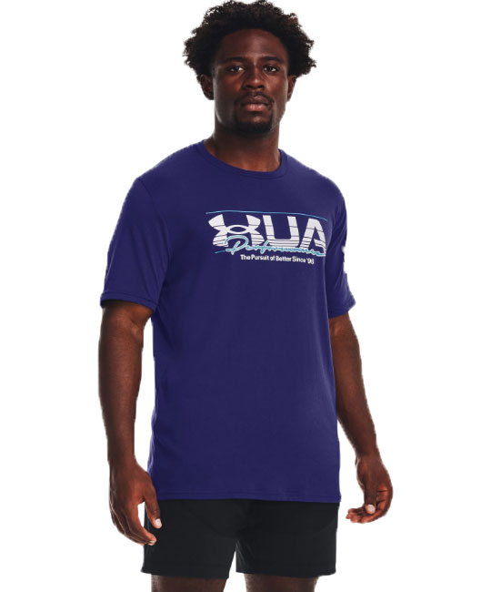 美品❣️ホーンガーメント⭐︎スマーフ シャツ UNDER ARMOUR（アンダーアーマー）UAショートスリーブTシャツ