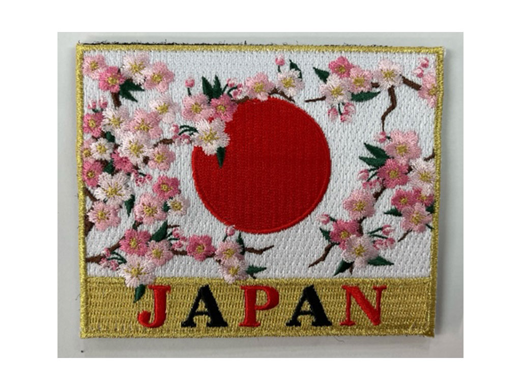 JAPAN・桜ワッペン(陸上自衛隊/迷彩/ワッペン/おみやげ/記念品
