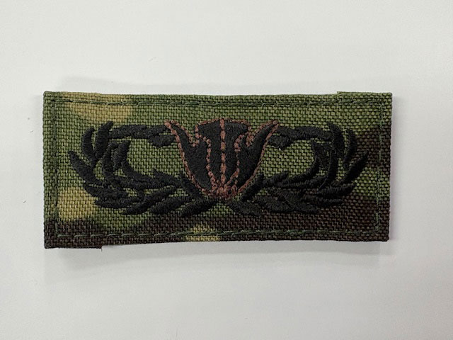 格闘徽章3(陸上自衛隊/迷彩/ワッペン/ オリジナル/おみやげ/記念品