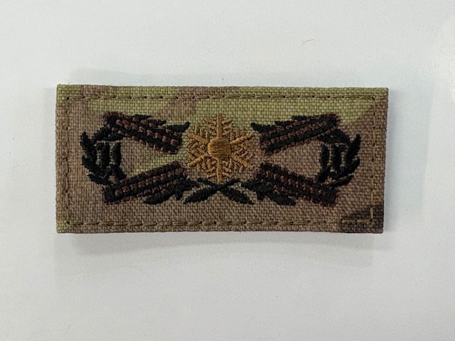 スキー徽章II(陸上自衛隊/迷彩/ワッペン/ オリジナル/おみやげ/記念品