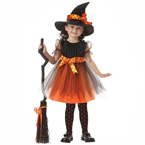 ハロウィン 仮装 子供 コスプレ 衣装 女の子 かぼちゃ 魔法使い コスチューム 魔女 キッズ オレンジ かわいい パンプキン 子ども こども 可愛い 2503 バルサ堂ヤフーショップ店 通販 Yahoo ショッピング