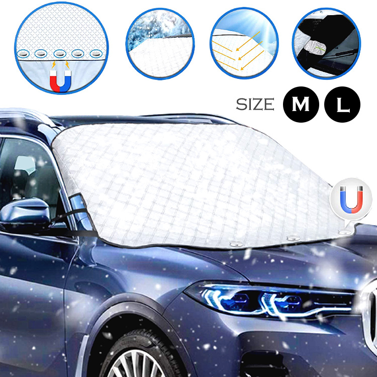 Amazon | フロントガラスサンシェード 車の窓用サンシェード 雪
