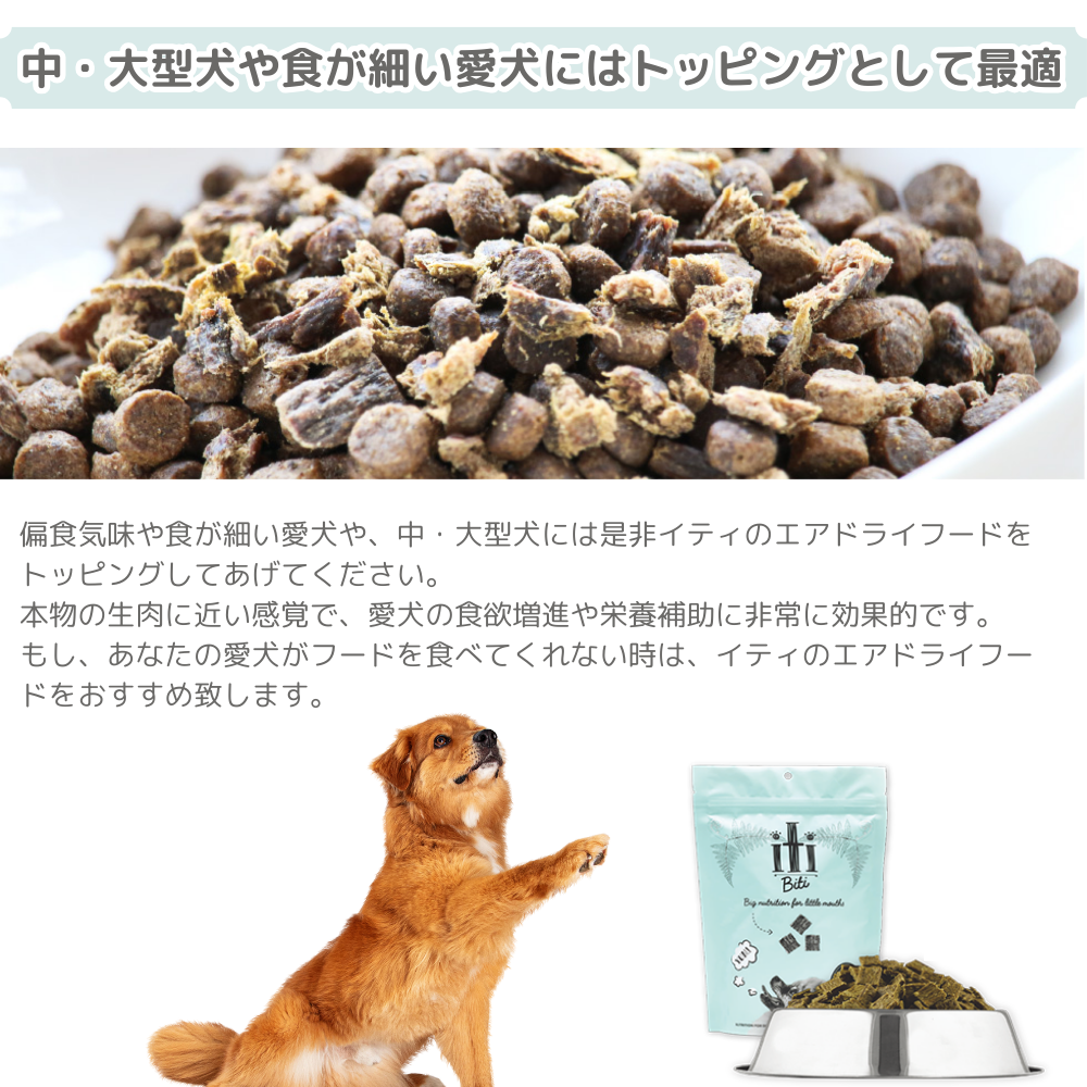 イティ（iti） 「2袋セット」 ドッグ ディナー (チキン , ビーフ