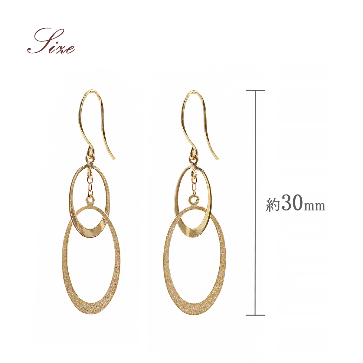 ★K18 チェーンピアス 18金 フック 18k スキンジュエリー 華奢アクセ ☆K18 チェーンピアス 18金 フック 18k スキンジュエリー 華奢