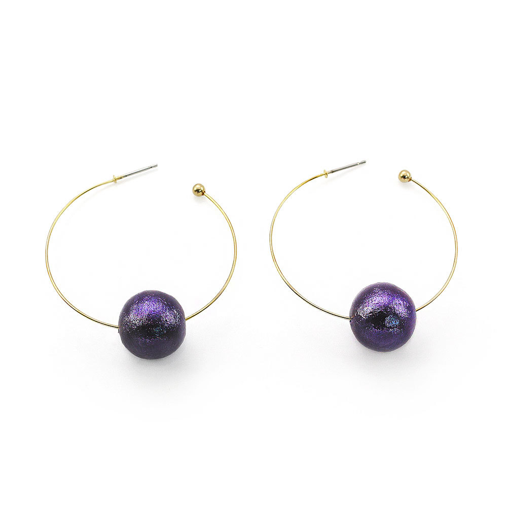 オパール & パール フープ ピアス ハワイ Bella Anela #212 Vajra フープピアス 大きめ パール レディース 可愛い