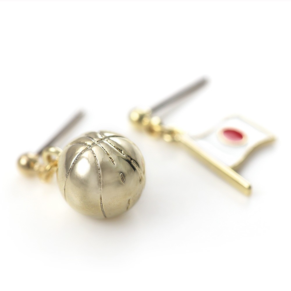 バスケ グッズ ピアス アクセサリー バスケットボール 可愛い 日本