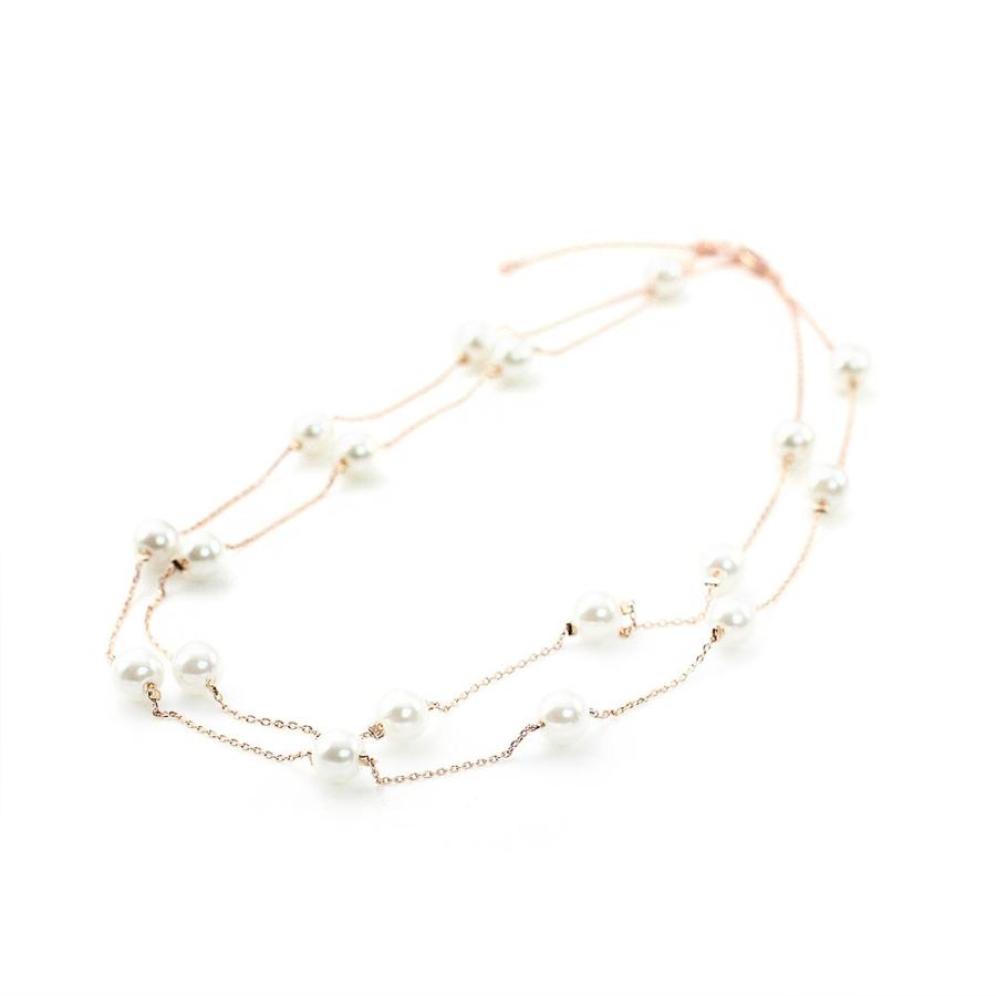 史上一番安い ネックレス necklace レディース チェーン スワロフスキー 結婚式 シルバー iqads.com.au