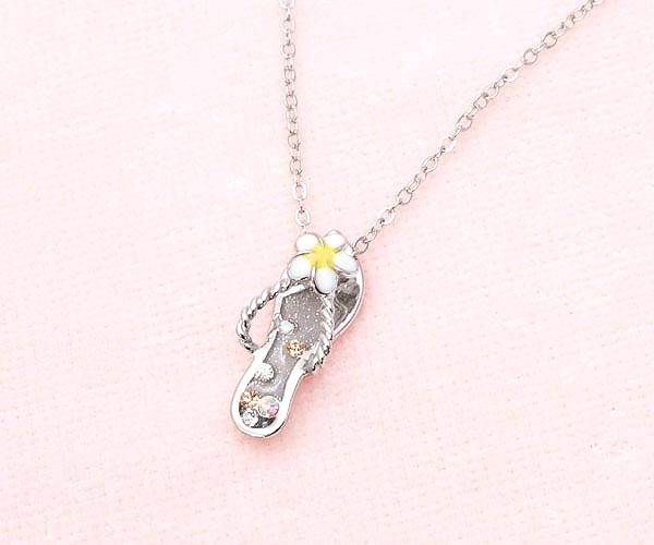 ネックレス レディース ビーチサンダル ハワイアン テイスト