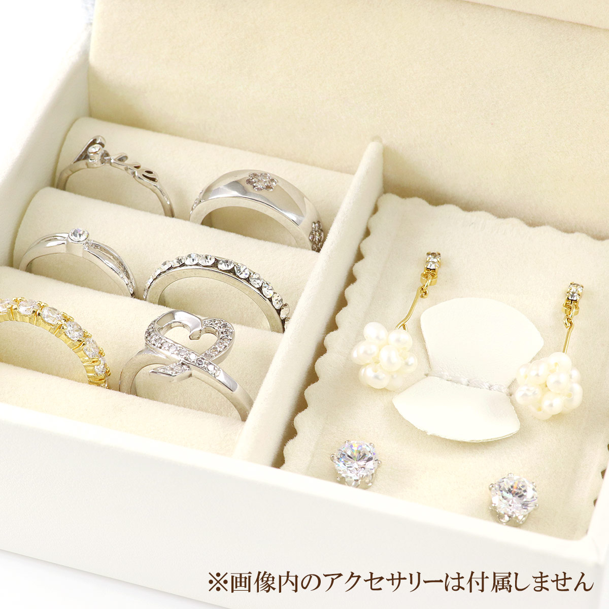 **ジュエリーケース♡レースアレンジ** アクセサリーボックス おしゃれ レース 可愛い ジュエリー 保管 収納
