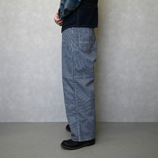 orSlow 生成り　ペインターパンツ 日本製 綿100% サイズ3 メンズ Orslow オアスロウ WIDE FIT 30'S HICKORY PAINTER PANTS