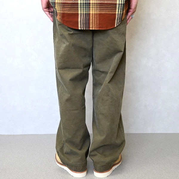 orSlow 日本製 ベイカーパンツ S オリーブ オアスロウ ワークパンツ メンズ Orslow オアスロウ Summer Fatigue Pants 