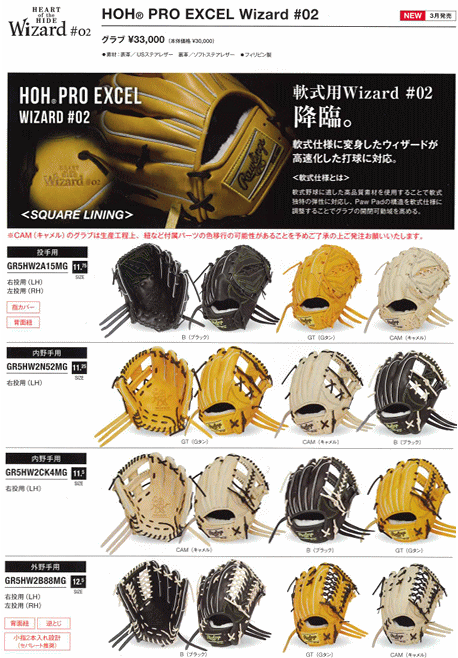 ローリングス軟式グラブ 投手用 右投げ GR5HW2A15MG-GT HOH 野球 ローリングス 軟式投手用グラブ GR5HW2A15MG GT HOH