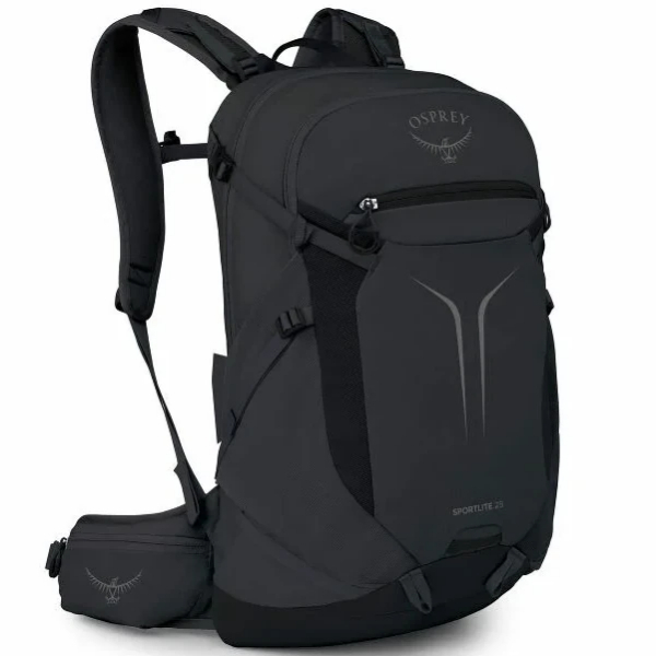オスプレー スポーツライト25 (OS56317) ／ バックパック 25L 通気性 メッシュ背面 ハイドレーション対応 ヒップベルト フロントポケット サイドポケットの画像