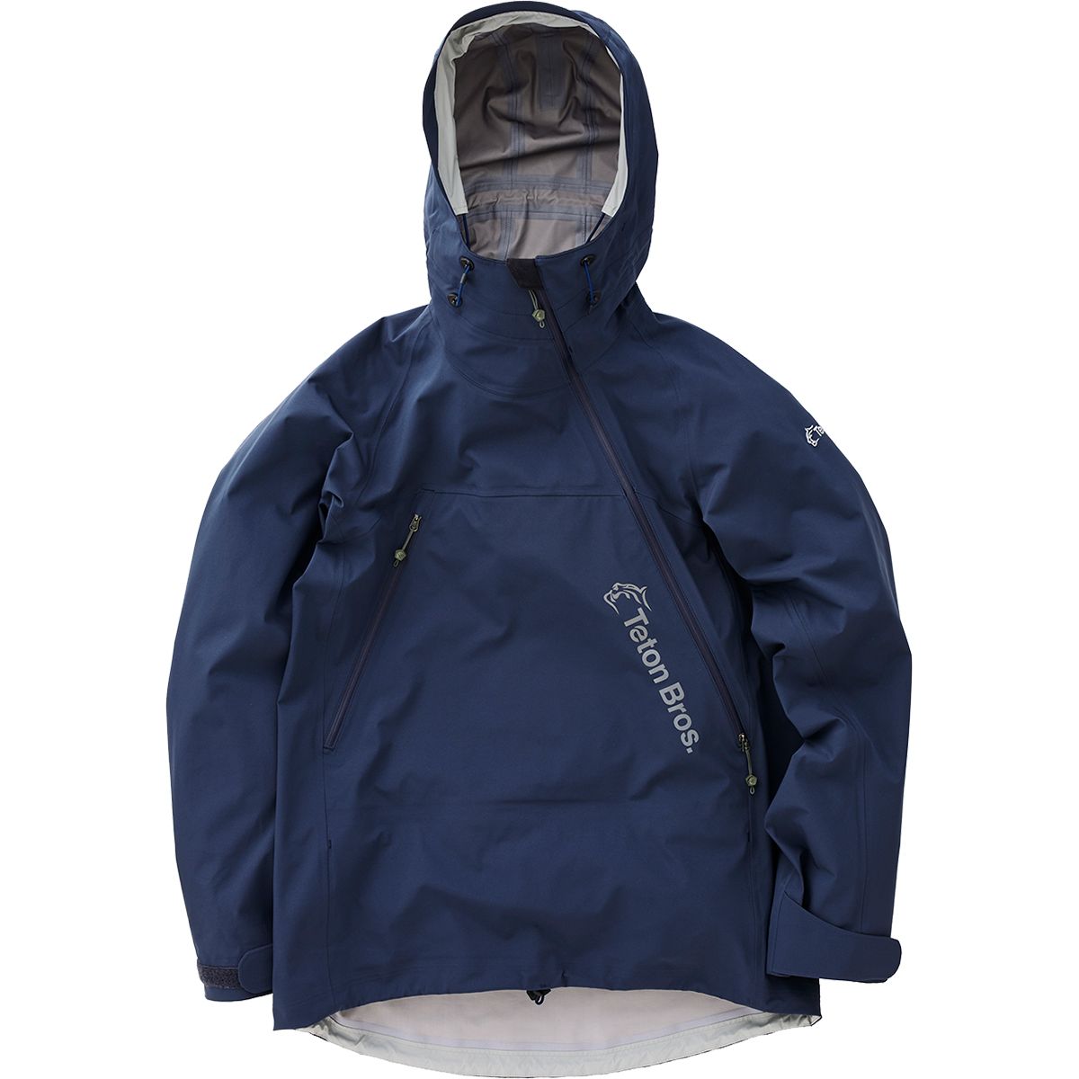 ●ティートンブロス ツルギジャケット ユニセックス (TB223-100) ／ ハードシェル レインウェア 登山 クライミング 防水透湿 ストレッチ性  吸湿速乾 フーディ
