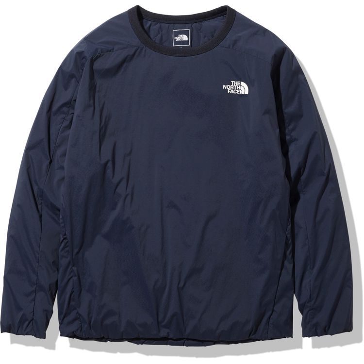 ザ・ノース・フェイス バーテックススウェットクルー メンズ (NY82083) ／ ランニング ジム アウター 化繊インサレーション 保温 ストレッチ 撥水加工