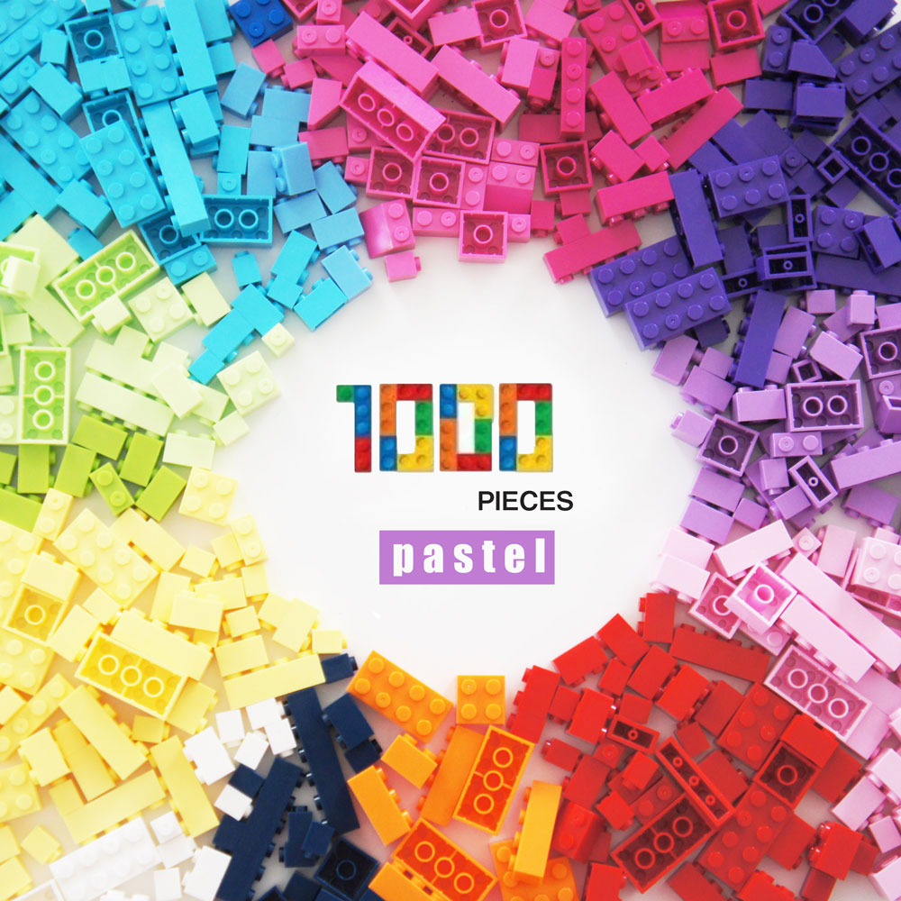 レゴ 互換品 約1000ピース相当 クラシック 知育ブロック 大容量 選べるカラー プレゼント 男の子 女の子｜basecoast｜02